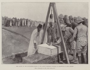 La pose de la première pierre du Gordon Memorial College à Khartoum par Lord Cromer - Henry Charles Seppings Wright